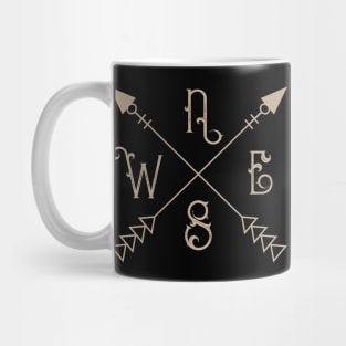 Compass North South East West Mug